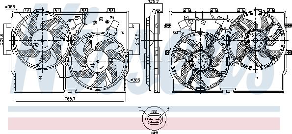 Nissens 850001 - Ventilator, hladjenje motora www.molydon.hr