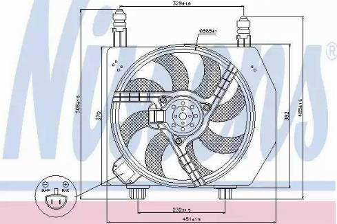 Nissens 85171 - Ventilator, hladjenje motora www.molydon.hr