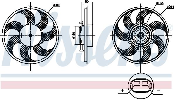NISSENS 85879 - Ventilator, hladjenje motora www.molydon.hr
