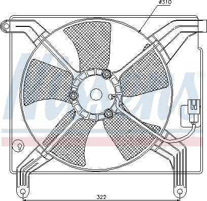 Nissens  85358 - Ventilator, hladjenje motora www.molydon.hr