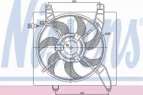 Nissens  85364 - Ventilator, hladjenje motora www.molydon.hr