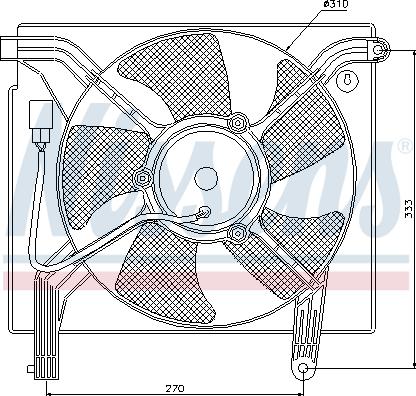 Nissens  85361 - Ventilator, hladjenje motora www.molydon.hr