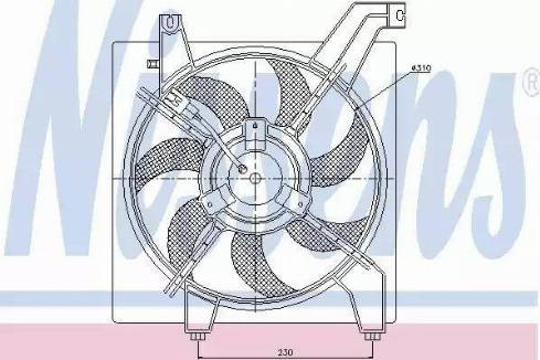 Nissens 85368 - Ventilator, hladjenje motora www.molydon.hr