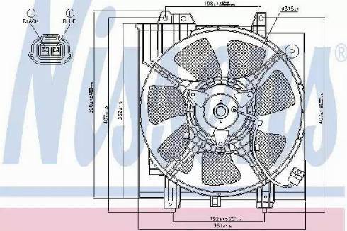 Nissens 85284 - Ventilator, hladjenje motora www.molydon.hr