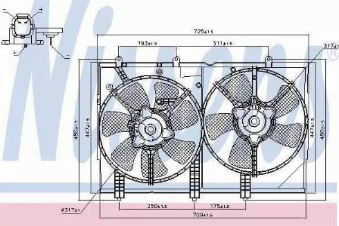 Nissens 85276 - Ventilator, hladjenje motora www.molydon.hr