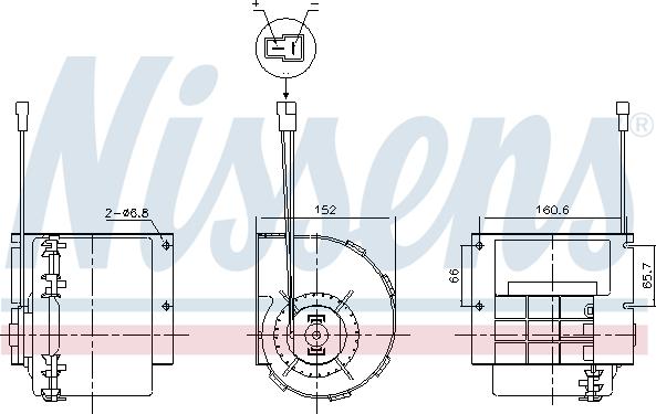 NISSENS 87613 - Ventilator kabine/unutrasnjeg prostora www.molydon.hr