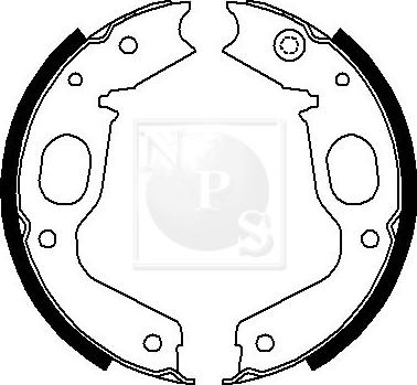 NPS M350I13 - Komplet kočnica, bubanj kočnice www.molydon.hr