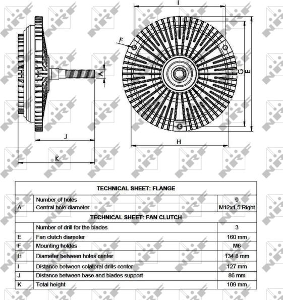 NRF 49534 - kvačilo, ventilator hladnjaka www.molydon.hr