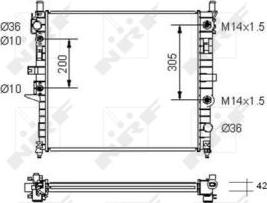 NRF 55336 - Hladnjak, hladjenje motora www.molydon.hr