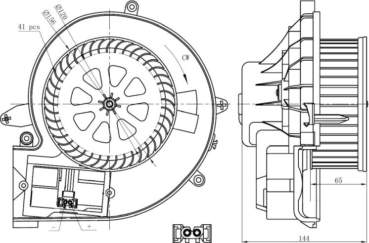 NRF 34302 - Ventilator kabine/unutrasnjeg prostora www.molydon.hr
