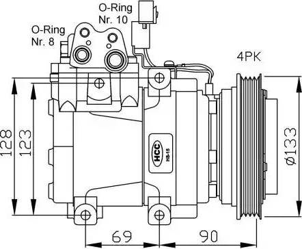 NRF 32446G - Kompresor, klima-Uređaj www.molydon.hr