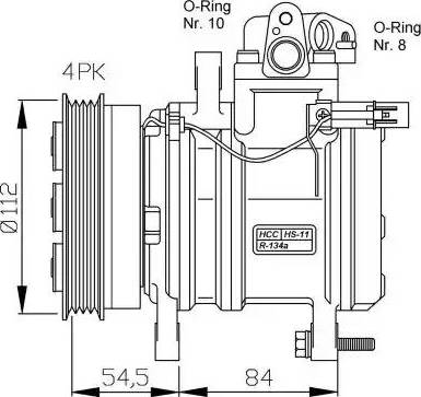 NRF 32439G - Kompresor, klima-Uređaj www.molydon.hr