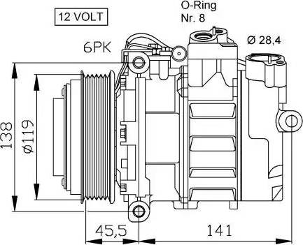 NRF 32053G - Kompresor, klima-Uređaj www.molydon.hr