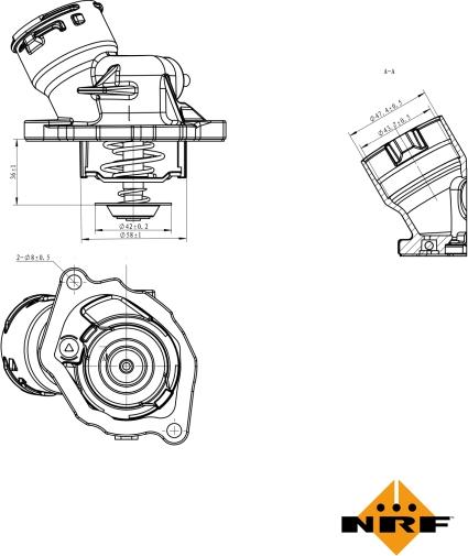 NRF 725023 - Termostat, rashladna tekućinu www.molydon.hr