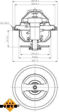 NRF 725192 - Termostat, rashladna tekućinu www.molydon.hr