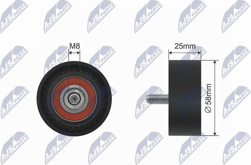 NTY RNK-ME-035 - Usmjeravajući/Vodeci tockic, klinasti remen  www.molydon.hr