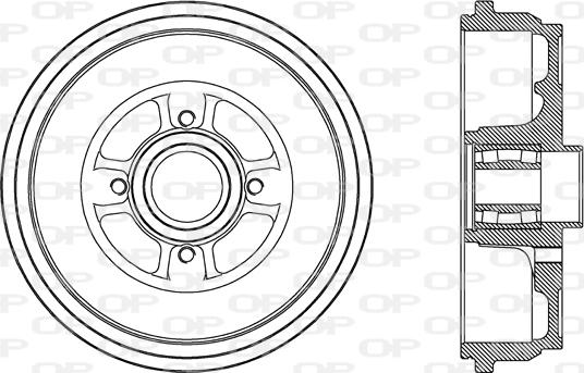 Open Parts BAD9087.31 - Bubanj kočnica www.molydon.hr
