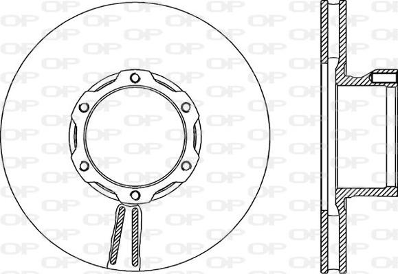 Open Parts BDA1702.20 - Kočioni disk www.molydon.hr