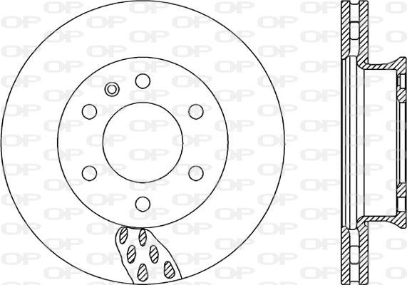 Open Parts BDA2324.20 - Kočioni disk www.molydon.hr