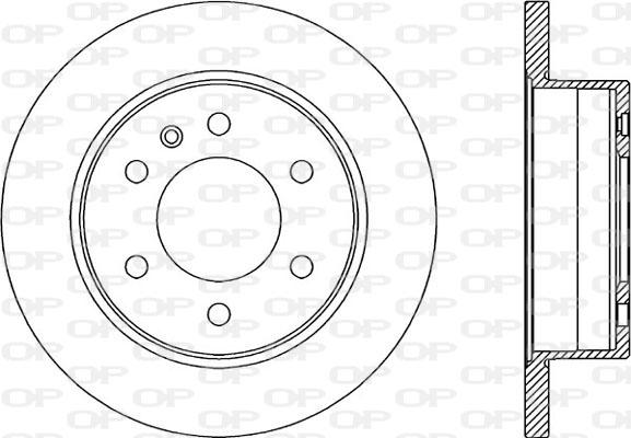 Open Parts BDA2325.10 - Kočioni disk www.molydon.hr