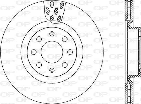 Open Parts BDR2259.20 - Kočioni disk www.molydon.hr