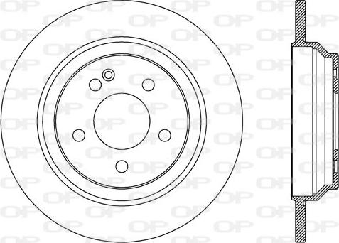 Open Parts BDA2778.10 - Kočioni disk www.molydon.hr