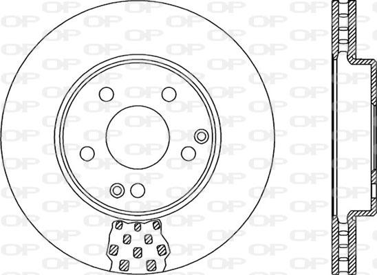 Open Parts BDR1916.20 - Kočioni disk www.molydon.hr