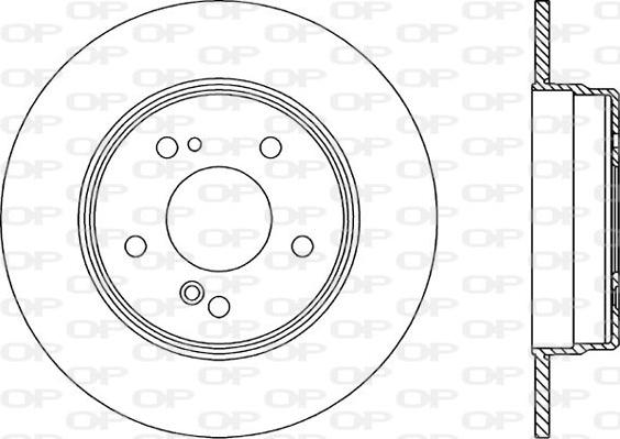 Open Parts BDR1317.10 - Kočioni disk www.molydon.hr