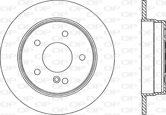 Open Parts BDR1293.10 - Kočioni disk www.molydon.hr