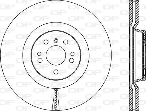 Open Parts BDR2522.20 - Kočioni disk www.molydon.hr