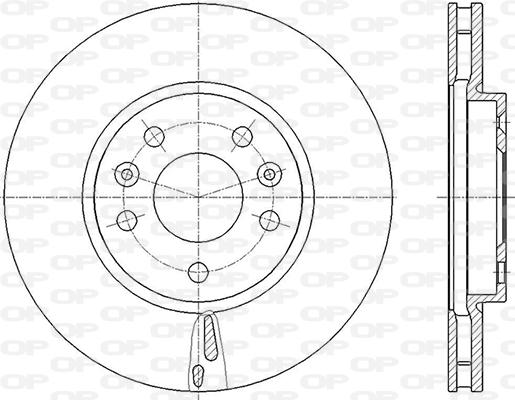 Open Parts BDR2846.20 - Kočioni disk www.molydon.hr