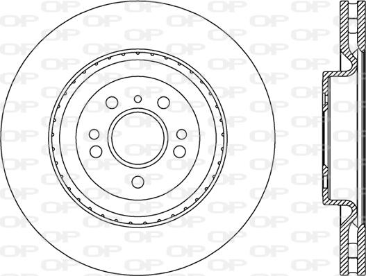 Open Parts BDR2800.20 - Kočioni disk www.molydon.hr