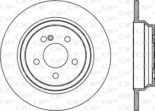 Open Parts BDR2374.10 - Kočioni disk www.molydon.hr