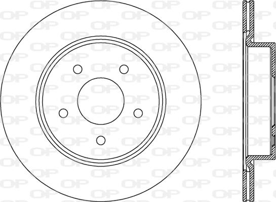 Open Parts BDR2796.20 - Kočioni disk www.molydon.hr