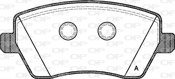 Open Parts BPA0987.00 - Komplet Pločica, disk-kočnica www.molydon.hr