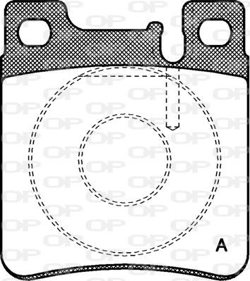 Open Parts BPA0407.00 - Komplet Pločica, disk-kočnica www.molydon.hr