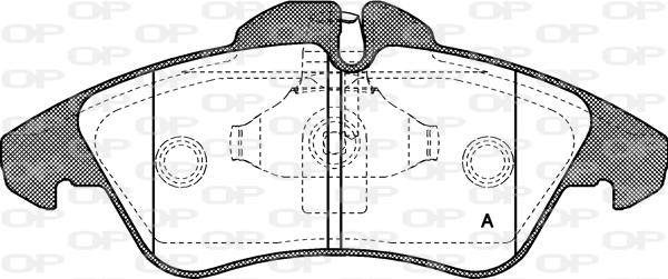 Open Parts BPA0578.00 - Komplet Pločica, disk-kočnica www.molydon.hr