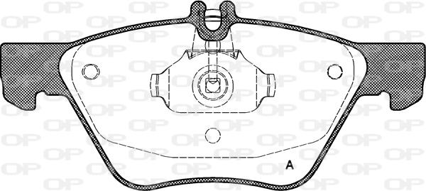 Open Parts BPA0601.00 - Komplet Pločica, disk-kočnica www.molydon.hr