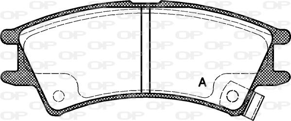 Open Parts BPA0675.02 - Komplet Pločica, disk-kočnica www.molydon.hr