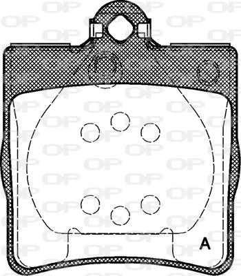 Open Parts BPA0678.00 - Komplet Pločica, disk-kočnica www.molydon.hr