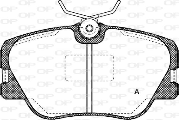 Open Parts BPA0189.00 - Komplet Pločica, disk-kočnica www.molydon.hr