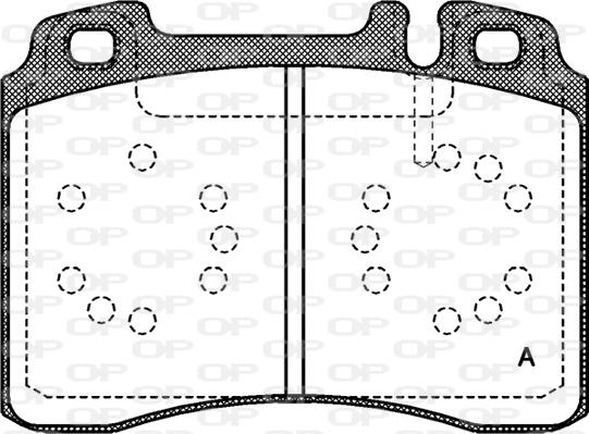 Open Parts BPA0379.00 - Komplet Pločica, disk-kočnica www.molydon.hr
