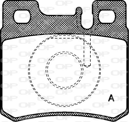 Open Parts BPA0282.20 - Komplet Pločica, disk-kočnica www.molydon.hr