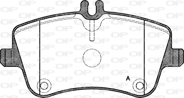 Open Parts BPA0768.00 - Komplet Pločica, disk-kočnica www.molydon.hr