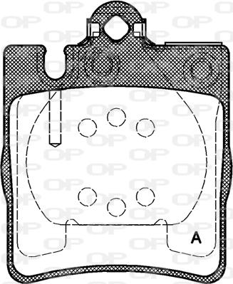 Open Parts BPA0709.00 - Komplet Pločica, disk-kočnica www.molydon.hr
