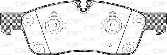 Open Parts BPA1430.10 - Komplet Pločica, disk-kočnica www.molydon.hr