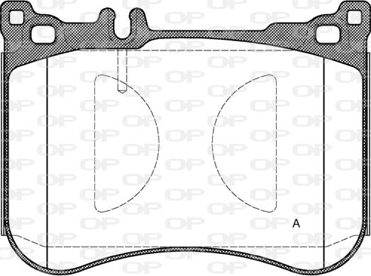 Open Parts BPA1534.00 - Komplet Pločica, disk-kočnica www.molydon.hr