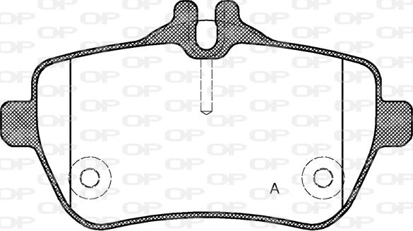 Open Parts BPA1535.00 - Komplet Pločica, disk-kočnica www.molydon.hr