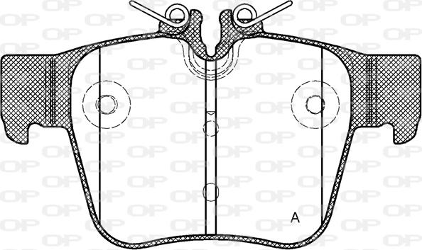 Open Parts BPA1697.00 - Komplet Pločica, disk-kočnica www.molydon.hr