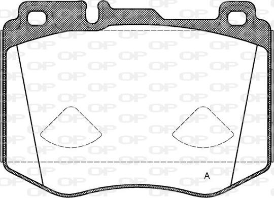 Open Parts BPA1604.00 - Komplet Pločica, disk-kočnica www.molydon.hr